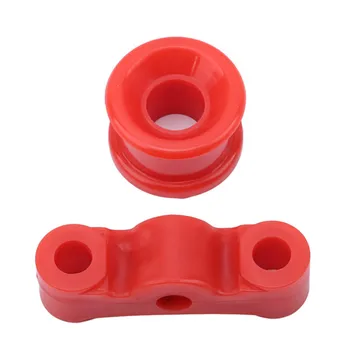 

Practical High Quality Red Shifter Bushing Polyurethane Car Auto Shifter Gear Lever Bushing Kit Gear Shift Collars