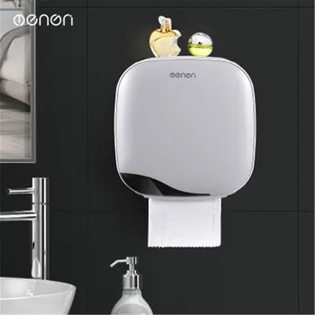 

Double-layer Hand Box Toilet Toilet Tissue Box With Spring Lock Can Store Toilet Paper Box Waterproof Sanitary Paper Box