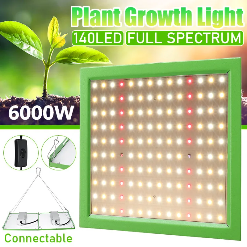 

6000W LED Grow Light Full Spectrum For Indoor Plant Flower Bloom for Samsung Growing Lamps Connectable For Hydroponic Greenhouse