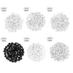 100Pcs Thickened Nylon Furniture Feet Nails Pads Floor Protector Moisture-proof Tacks Glide Cover Cap for Wooden Chair Table Leg