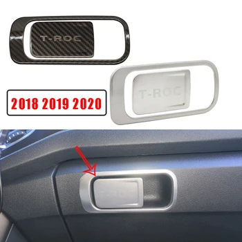 

For Volkswagen T-ROC 2018 2019 2020 VW TROC Side door Glove Box Switch sequins Cover Decoration Trim Stickers Interior