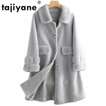 

Autumn Winter Coat Women Clothes 2019 Real Fur Coat 100% Wool Jacket Korean Sheep Shearling Women Tops Suede Lining ZT3901