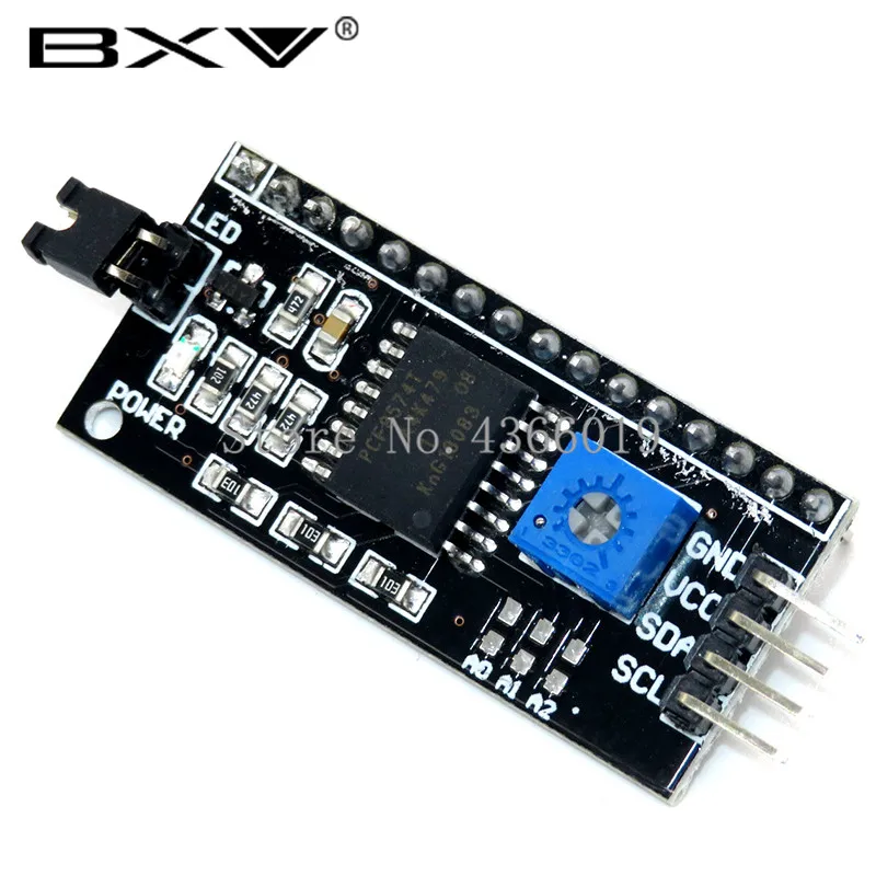 Модуль последовательной платы с портом IIC/I2C/TWI/SPI интерфейсный модуль 1602 ЖК