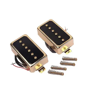 

P90 Humbucker Pickup Set Single Alnico 5 Pickups for Electric Guitar Bridge Parts & Accessories