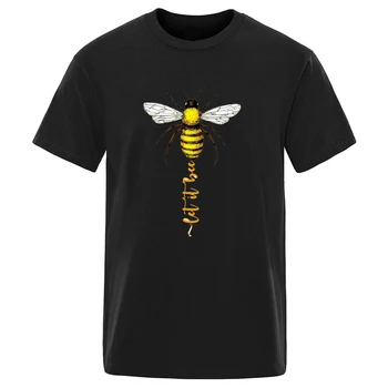 

let it bee Cartoon Short Sleeve Round Neck T shirt Male High Quality Harajuku Camisetas Tops Retro Hip Hop 2020 Homme Tshirts