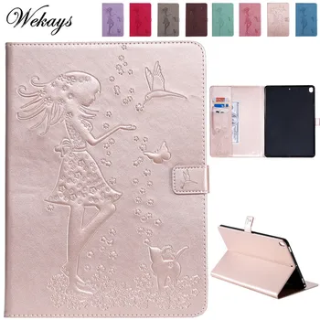 

Wekays Cover For iPad 10.2" 2019 Cartoon Girl Leather Funda Case For iPad 10.2 7th Generation 2019 A2200 A2198 A2232 Cover Cases