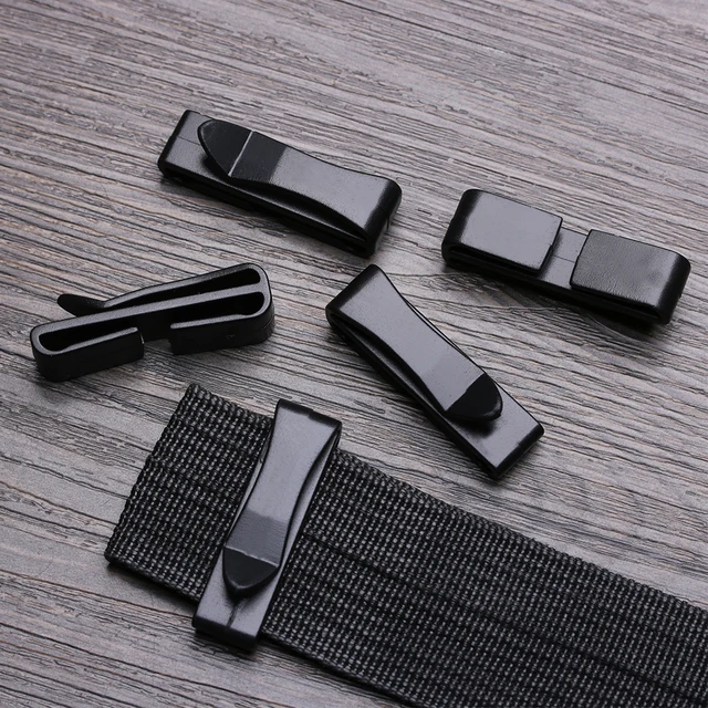 5pcs Belt Loop Slip Keeper Clip Slider Buckle Plastic Black Adjustable For  Outdoor Backpack Strap 20/25/32/38/50mm Webbing - Buckles & Hooks -  AliExpress