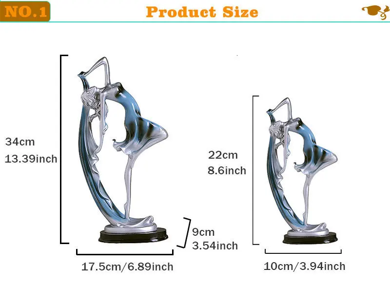Танцевальная девушка смолы орнаменты для дома и офиса Настольные Украшения ручной работы персонажа Свадебные украшения аксессуары ремесленные подарки