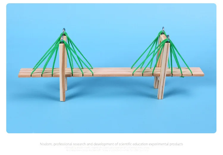 Details about   Manual Cable Stayed Bridge Experimental Handmade Gifts Crafts Wooden F3 