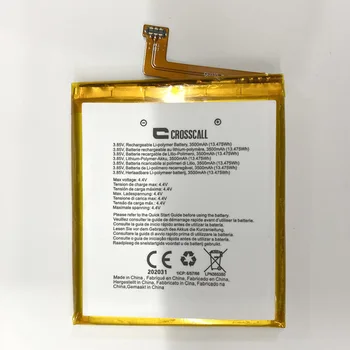 

3500mAh NEW Battery for CROSSCALL TREKKER X3 CORE-X3 ACTION-X3 LPN385350 Cellphone Bateria + Tracking Number