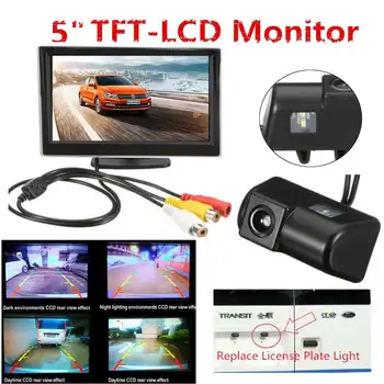 

CCD HD Car Rear View Camera Reverse Parking 5'' Monitor Display Kit for Ford Transit Connect