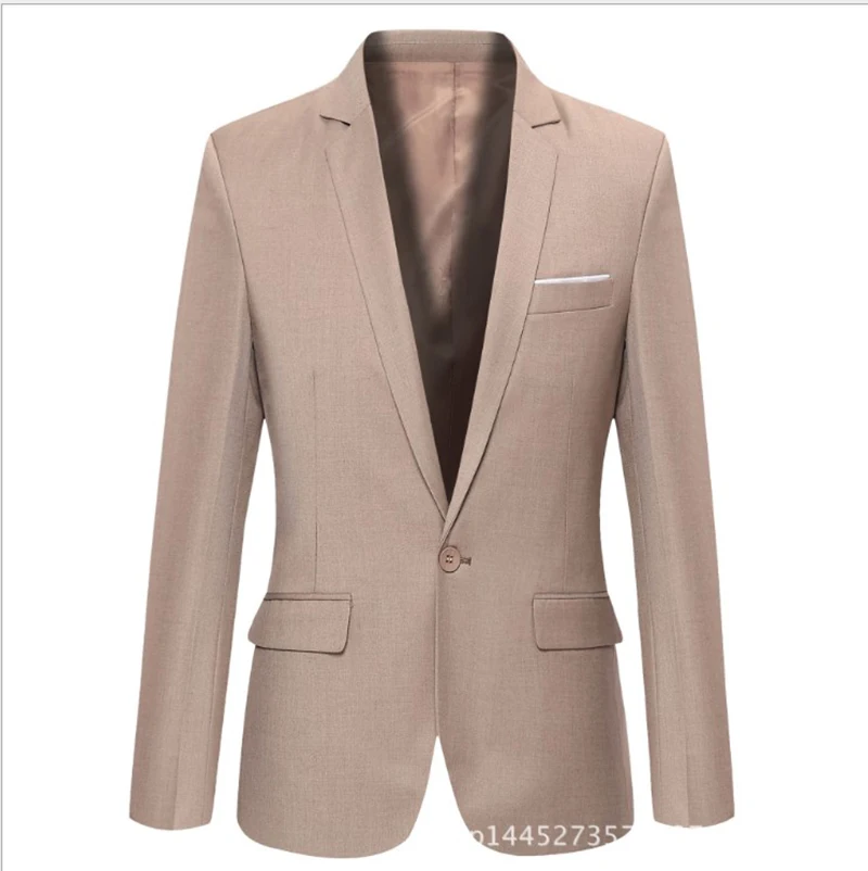 Men's Jacket Masculino Blazers Men's Suit Jackets Hombre Solid Slim Fit Groom's Clothes Smart Casual Mens Clothes MOOWNUC Men's Jacket Masculino Blazers Men's Suit Jackets Hombre Solid Slim Fit Groom's Clothes Smart Casual Mens Clothes MOOWNUC