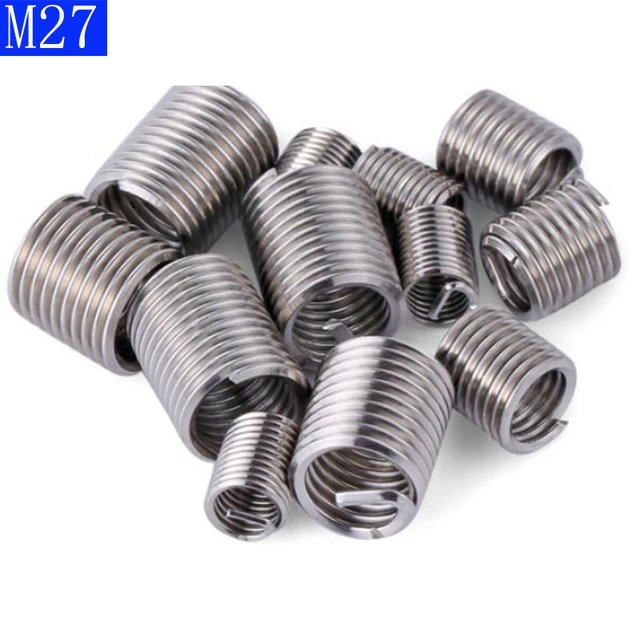 M27 X 3 Helicoil Threaded Insert 304 Stainless Steel Thread Repair