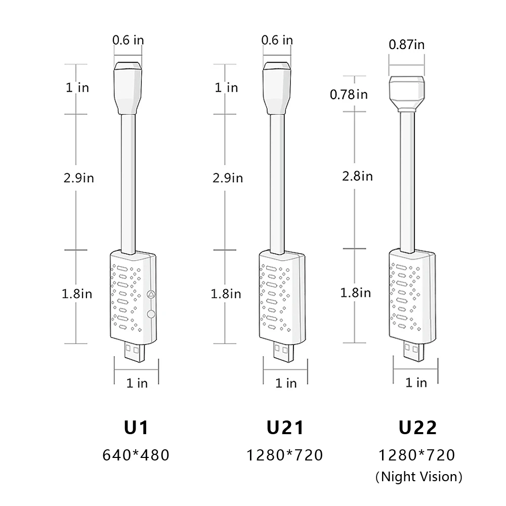 Mini wifi usb câmera hd visão noturna