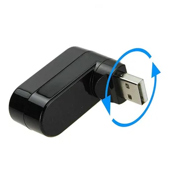 

Rotatable USB2.0 line splitter one tow three - port Adapter or Notebook/Tablet Computer PC Peripherals High Speed USB Hubs