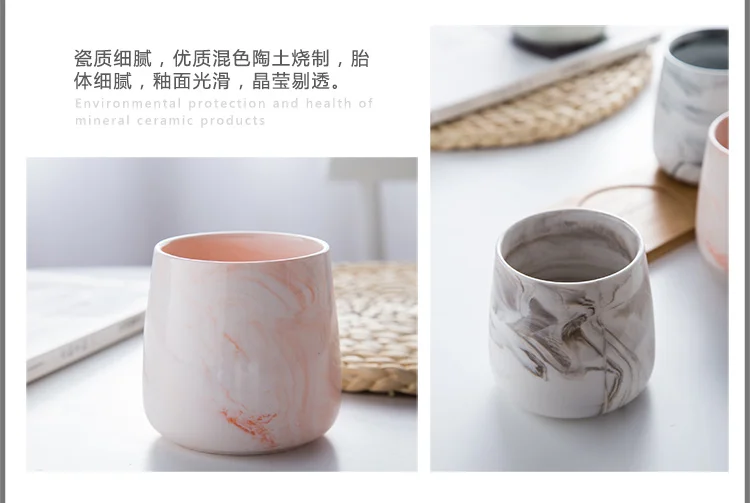 Creative Toothbrush Holder Cup Wash Tooth Mug Wash Gargle Cup High Quality Ceramic Material Wash Cup WJ1127