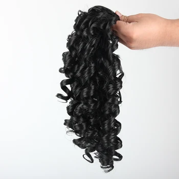 

Pageup 22” Long Curly Clip In Hair Tail False Hair Ponytail Hairpiece With Hairpins Synthetic Hair Ponytail Hair Extension