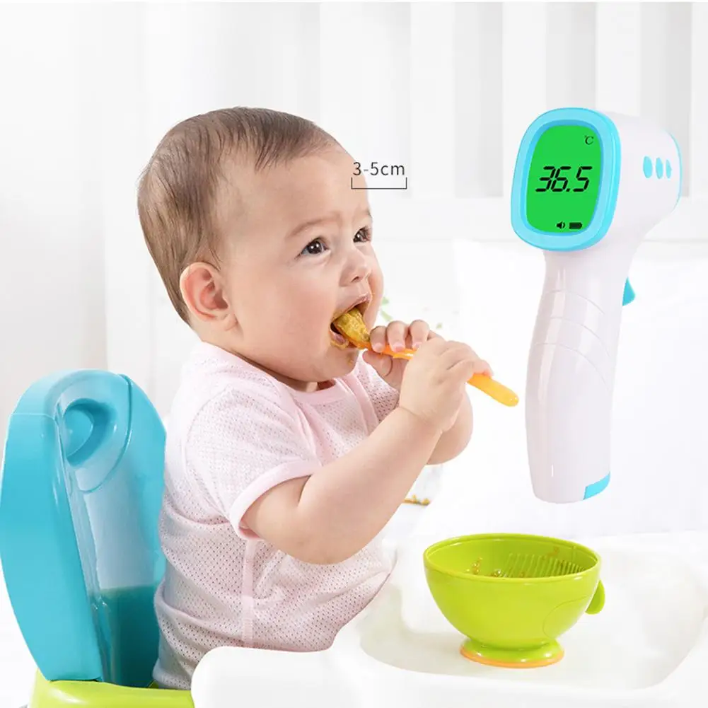 

Portable Non-contact Termometro Baby/Adult Temperature LCD Digital Infrared Forehead Ear Thermometer Body Temperature Meter