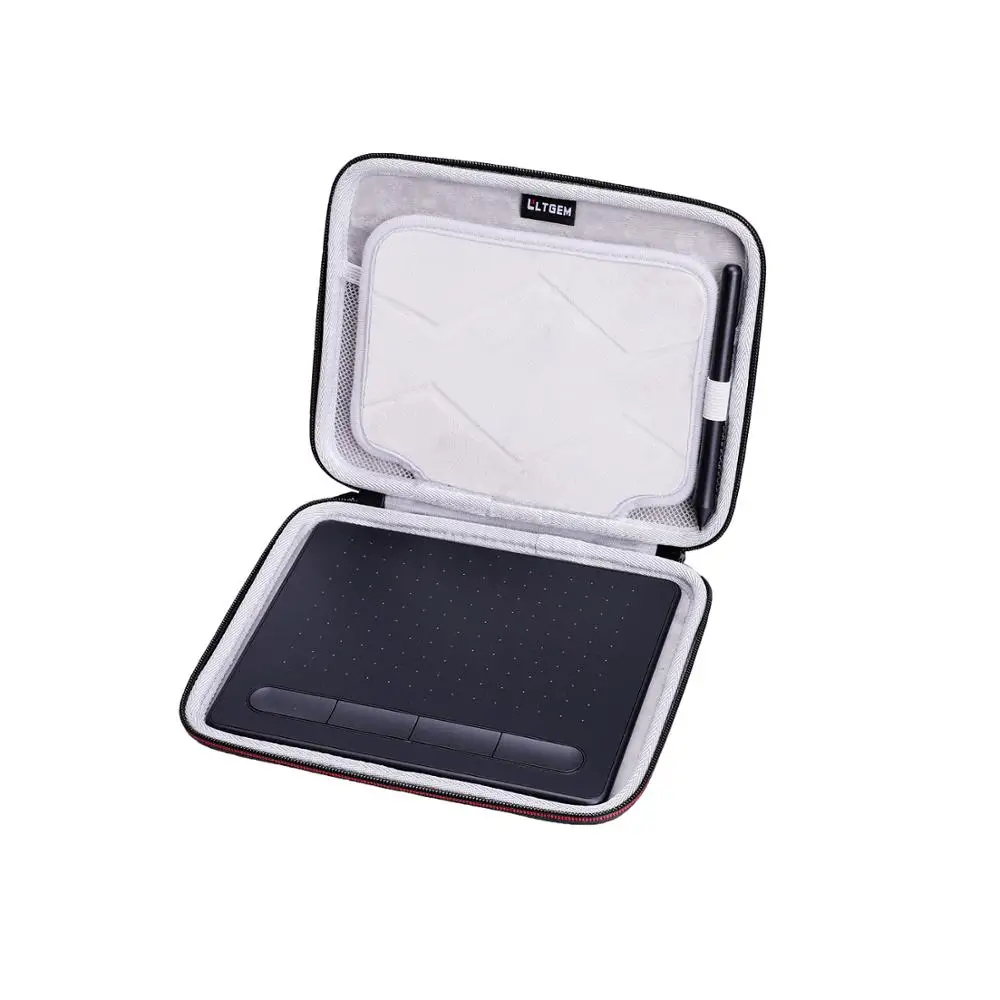 LTGEM Waterproof EVA Hard Case for Wacom CTL4100 Intuos Graphics Drawing Tablet