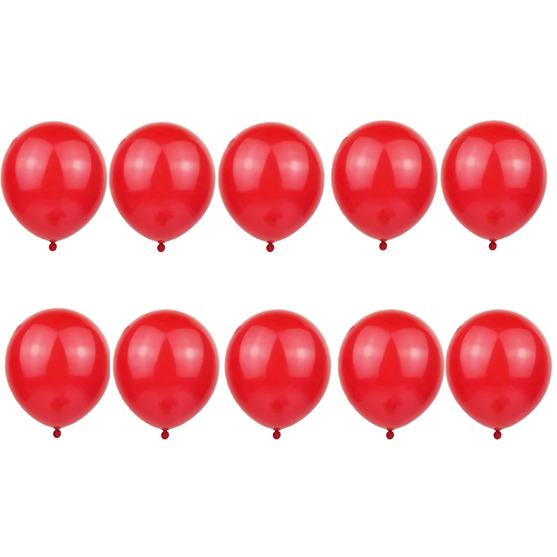 10pc 10inches red Счастливого Рождества фольги воздушный шар Санта Клаус Снеговик воздушный шар в форме дерева на Рождество год вечерние воздушные шары DIY украшения Набор принадлежностей - Цвет: 10pc 10inches red