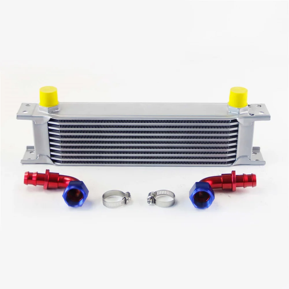 Engine Oil Cooler Connectors Replacement Transmission Silver AN-10 Parts
