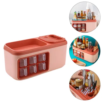

1pc Conveient Reusable Durable Lightwight Practical Kitchen Holder Seasoning Bottle Kitchen Rack Co-worker Friends Family