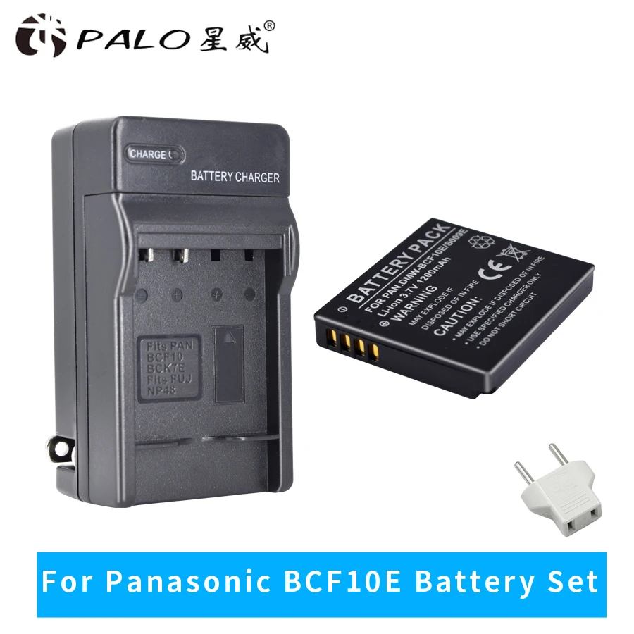 

DMW-BCF10E dmw bcf10 Battery+Charger for Panasonic Lumix digital camera Camera CGA-S/106C CGA-S/106D CGA-S/106B S009 DE-A59B