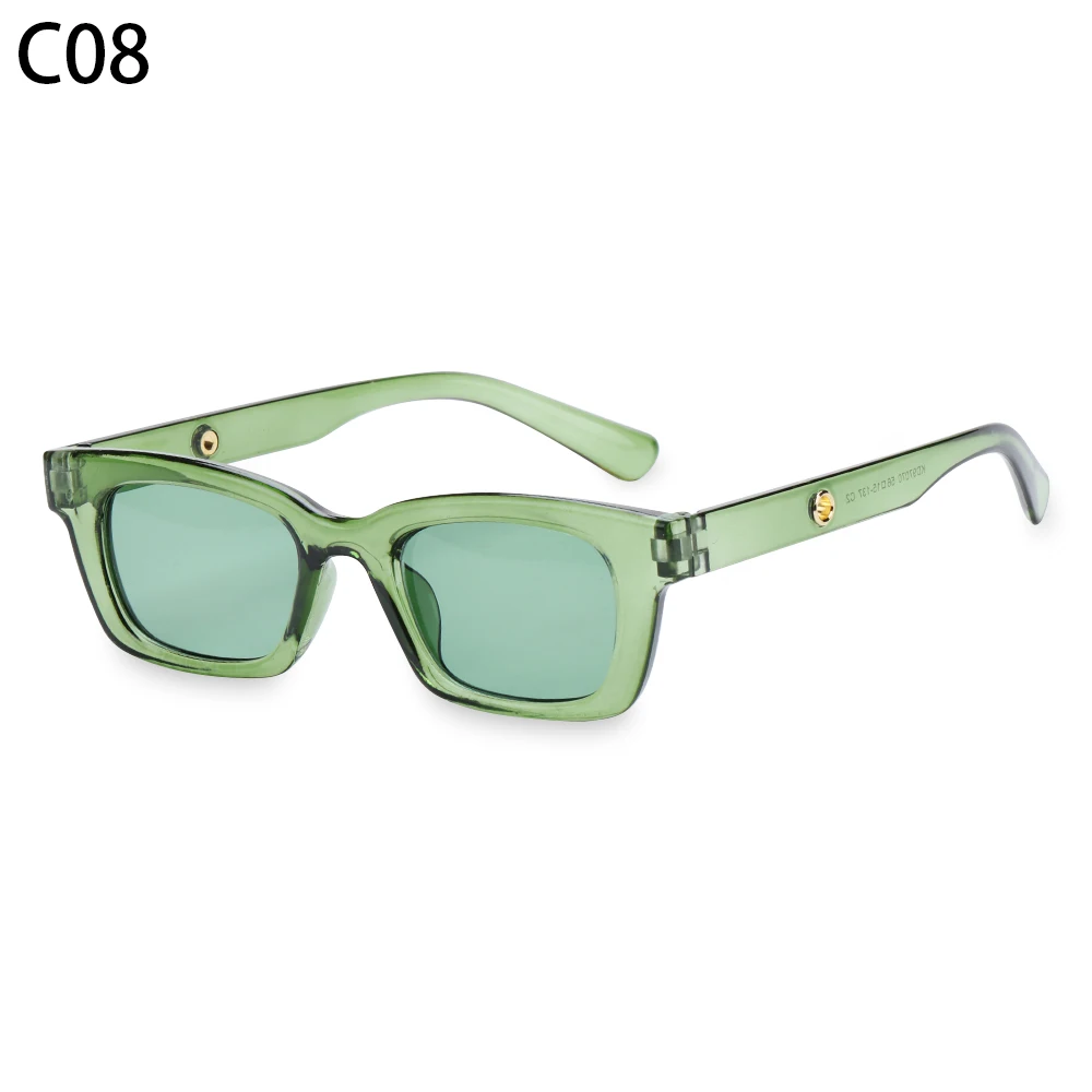 1PC Vintage Fashion Rectangle Sunglasses UV400 Protection Frame Retro Sun Glasses Ladies Streetwear Eyeglasses Driver Goggles big round sunglasses