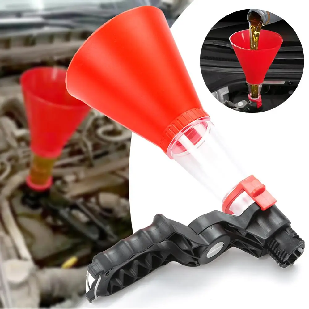 

Car Refueling Funnel Adjustable for Car Gasoline Engine Oil Additive Motorcycle