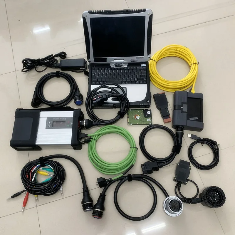  Herramienta de diagnóstico 2in1 MB Star C5 para BMW ICOM A2 instalada con 1tb HDD último Software e