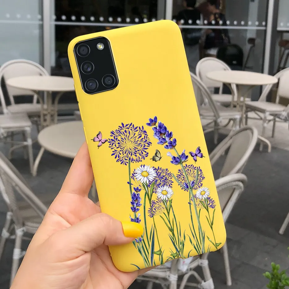 Stylish Flower Cartoon Soft Silicone Phone Case Bumper Cover