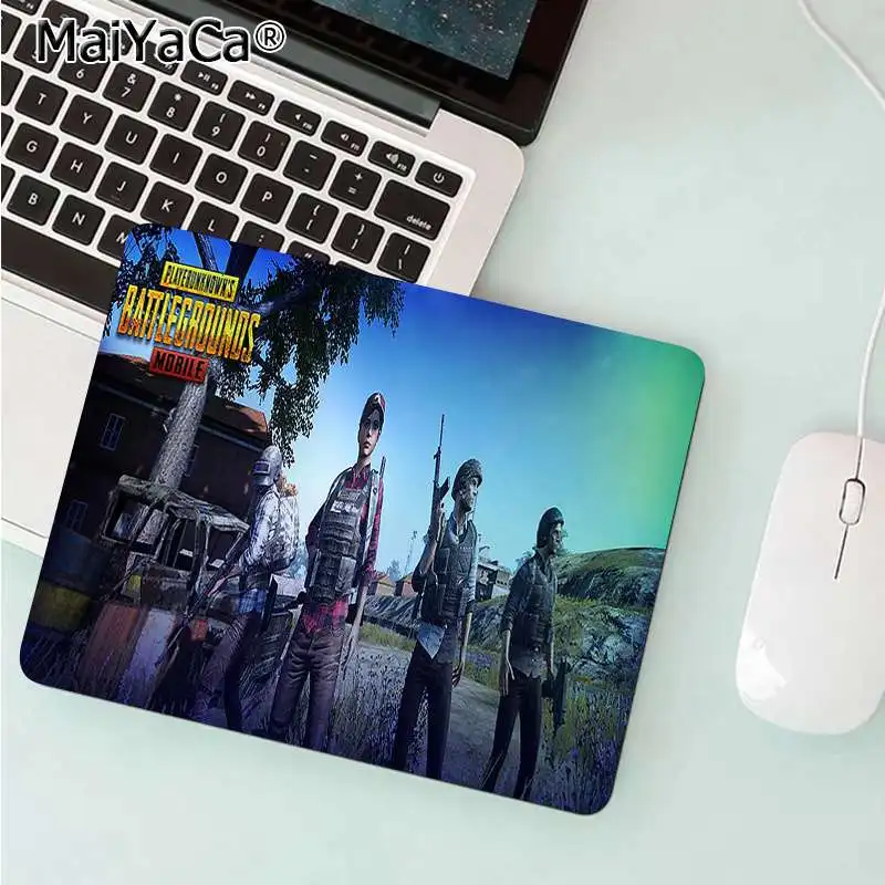 MaiYaCa модный Playerunknown's Battlegrounds Pubg красивый коврик для мышки в стиле аниме Гладкий коврик для письма настольные компьютеры мат игровой коврик для мыши - Цвет: No Lock Edge18x22cm