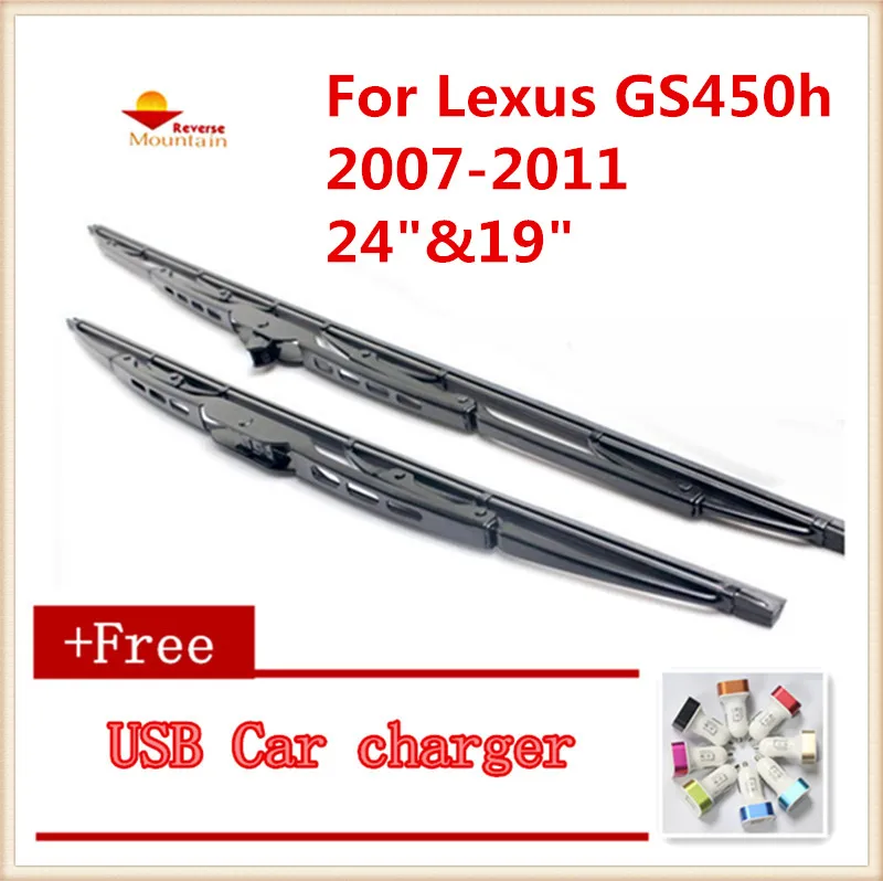 2 шт./лот автомобильный стеклоочиститель u типа универсальный для Lexus GS450h 2007 2011