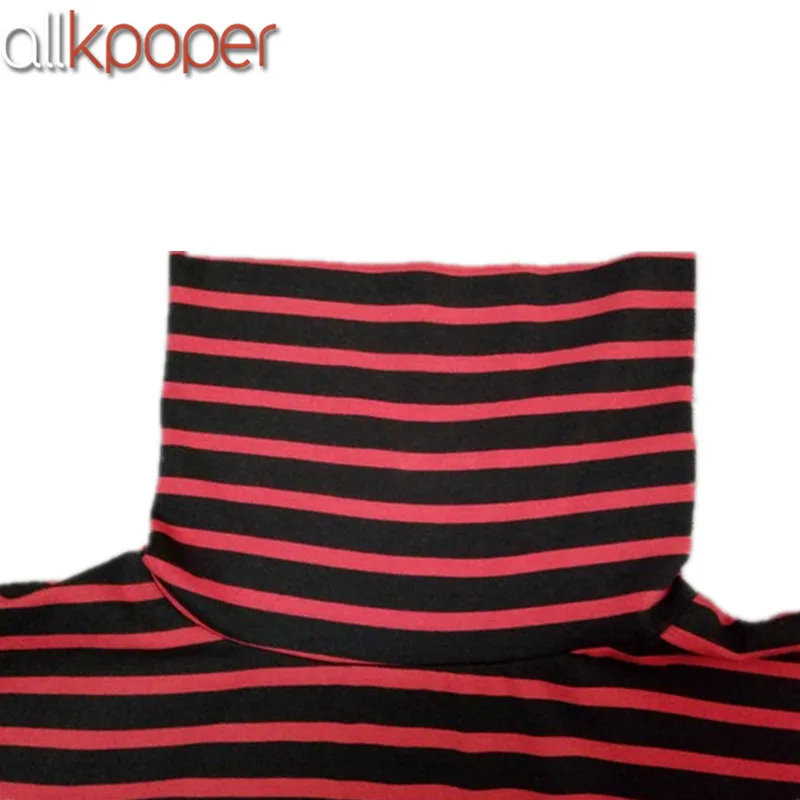 Свитер в полоску allkpoper|hoodie jumper|kpop btsstriped hoodie |