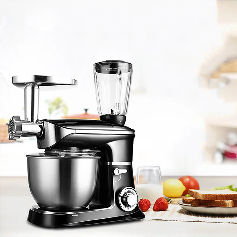 Multi-functional Stand Mixer Planetary Mixer Electric Egg Beater Automatic Blender Kneading Dough Chef Machine