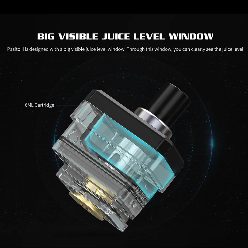 Original Smoant Pasito II 80W vape kit with 2500mAh battery 6ml Cartridge 510 Connector 0.96inch Screen Mod VS Smonat Pasito Kit (11)