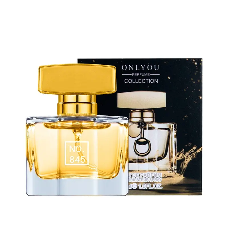 30 Ml Luxe Vrouwen Parfum Langdurige Verstuiver Fles Glas Mode Dame Bloem Fruit Deodorant Aromatische Water |