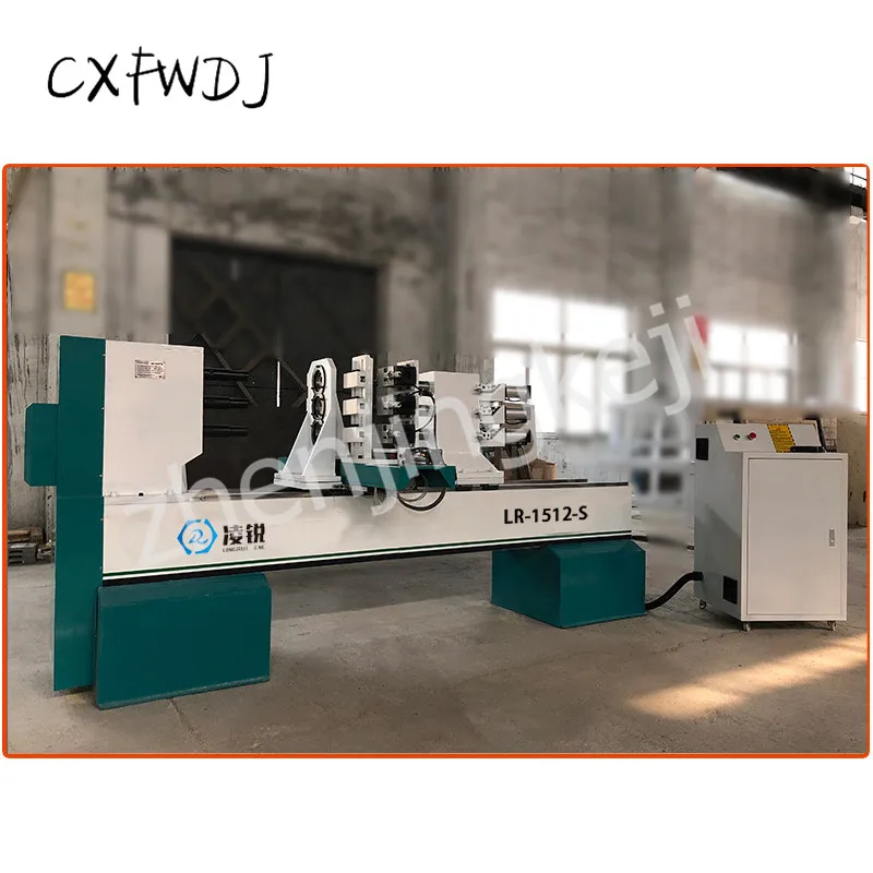 LR-1512-S Automatic CNC Car Carving Integrated Multifunctional CNC Woodworking Lathe Roman Column Handrail Woodworking Lathe