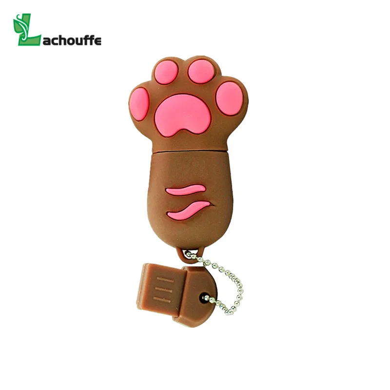 Новый милый USB флеш накопитель he в виде кошачьих лап 2 0 миньонов карта памяти