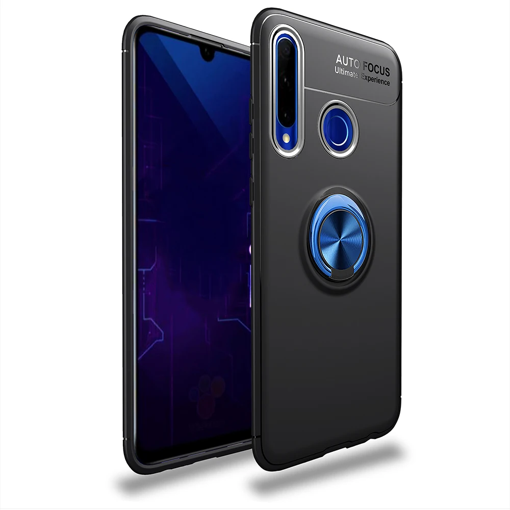 Роскошный чехол с кольцом для Huawei Honor V30 30 20 Pro Plus 10 Lite 20S Mar Lx1h Матовый ТПУ 9X Premium 8X 8A 9S