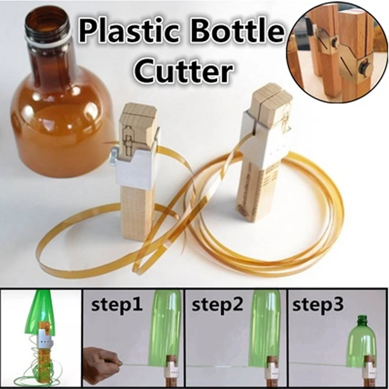 Creative DIY Plastic Bottle Rope Cutter Environmental Tool Home Garden Hand Tool