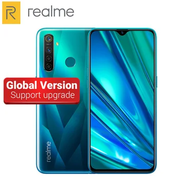 Перейти на Алиэкспресс и купить Глобальная версия Realme 5 Pro мобильный телефон 48MP Quad Camera 4035 мАч 6,3 дюйма 4 ГБ/8 Гб RAM 128 ГБ ROM Snapdragon 712 Восьмиядерный 4G телефон
