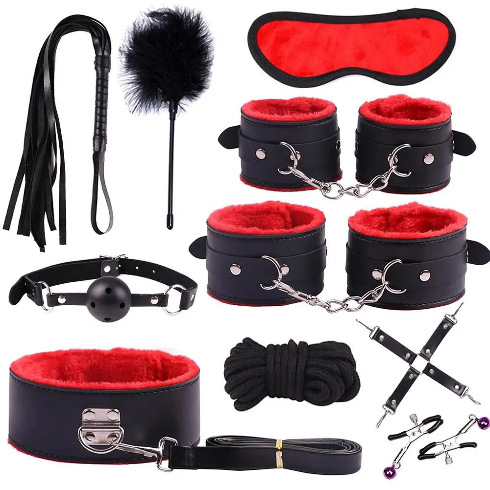 26PCS Adult SM Sex Love Game Toy Kit for Couples women bondage restraint Set Handcuff Whip Nipple Clamps Gag Vibrator 26PCS Adult SM Sex Love Game Toy Kit for Couples women bondage restraint Set Handcuff Whip Nipple Clamps Gag Vibrator