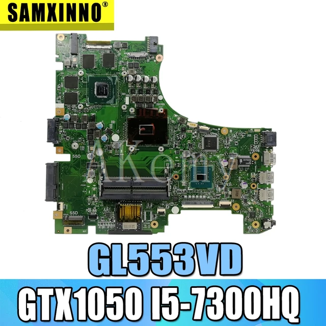 $US $390.29  AKemy GL553VD Laptop motherboard for ASUS ROG GL553VD FX53VD ZX53V GL553VW GL553V Test original mai