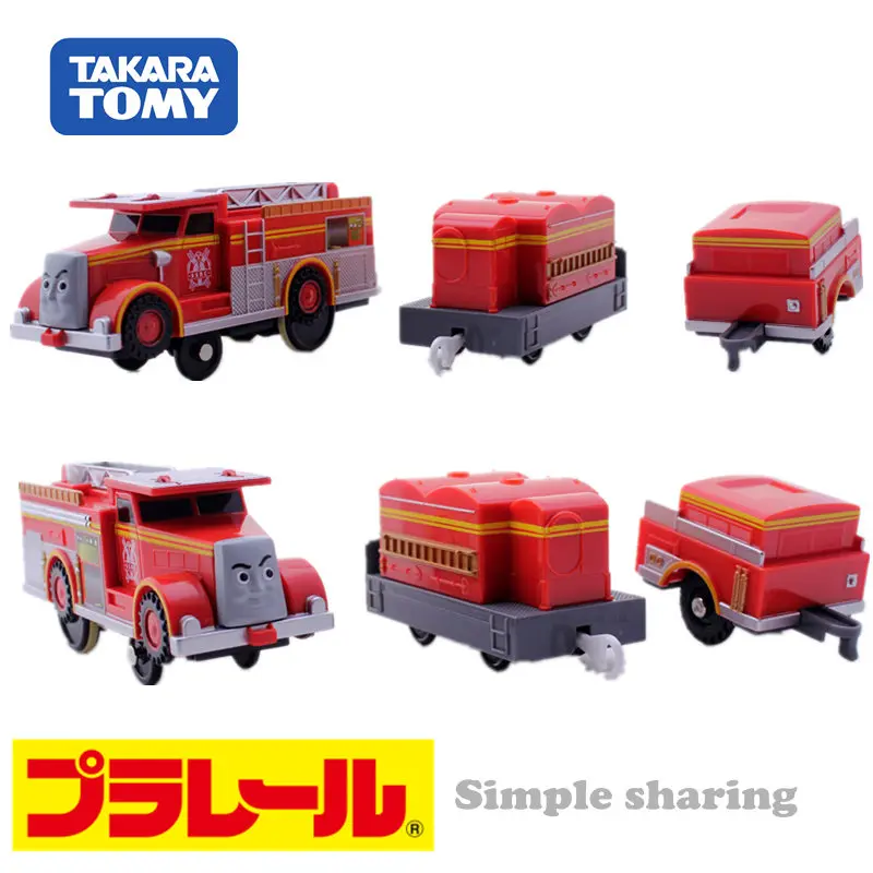 Takara Tomy Tomica Plarail Стандартный Флинн модель пожарного двигателя комплект литых