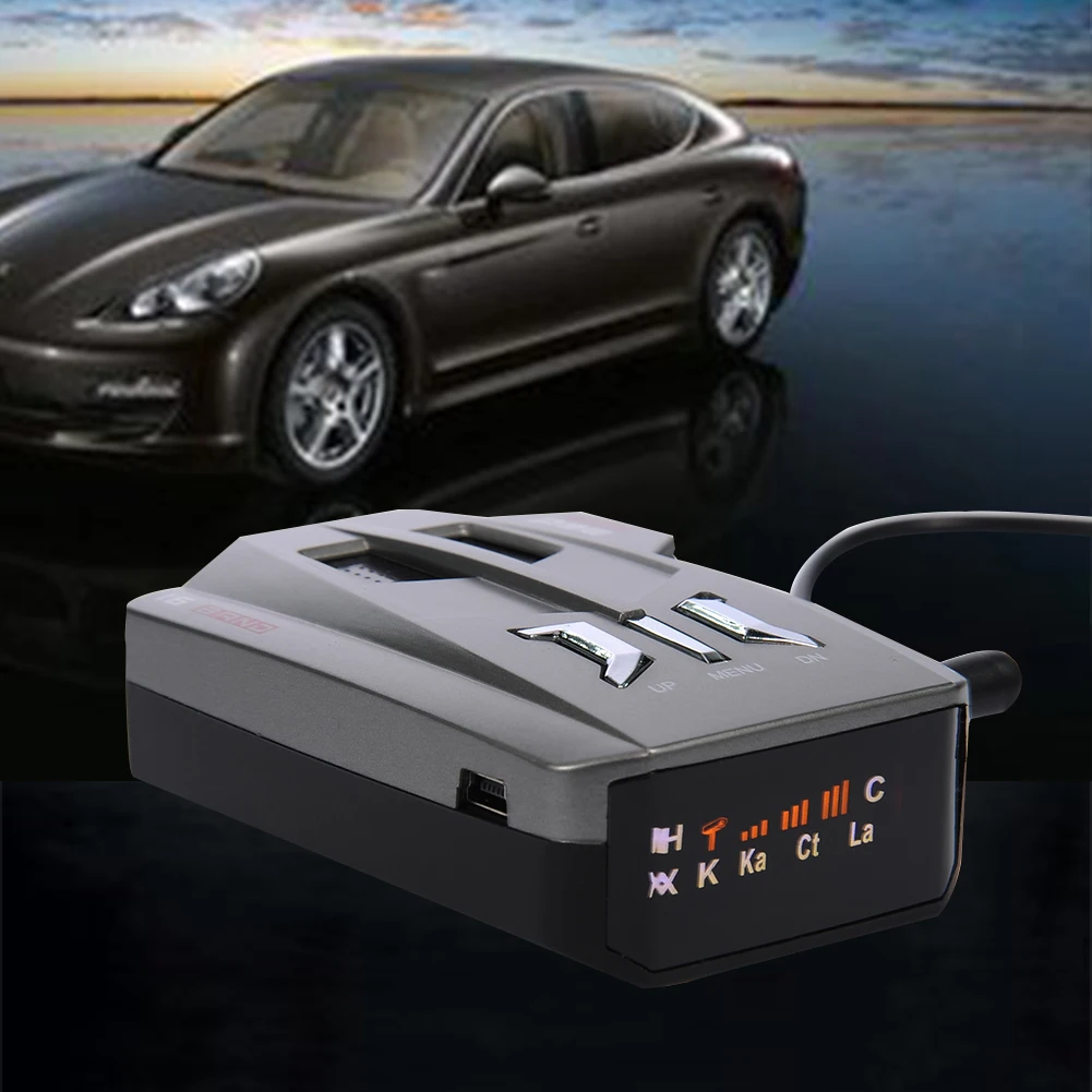 Автомобильный скорость Rador Dectorter USB Английский Русский вещательный светодиодный дисплей датчик скорости 16 полосный приемник X-Band K-band KA-Band