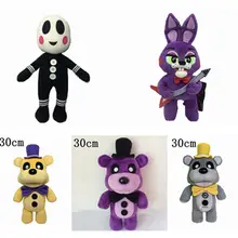 30 см стоя пять ночей у Фредди лиса FNAF Фредди Fazbear медведь плюшевые животные игрушки для детей кукла подарки