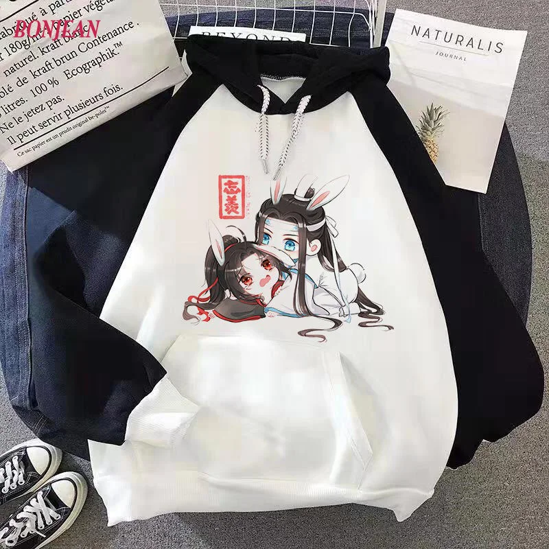 

Anime Mo Dao Zu Shi Cosplay Wei WuXian Lan WangJi BL Winter Warm Casual Coat Unisex Hoodies ChenQingLing Sweatshirt 2019