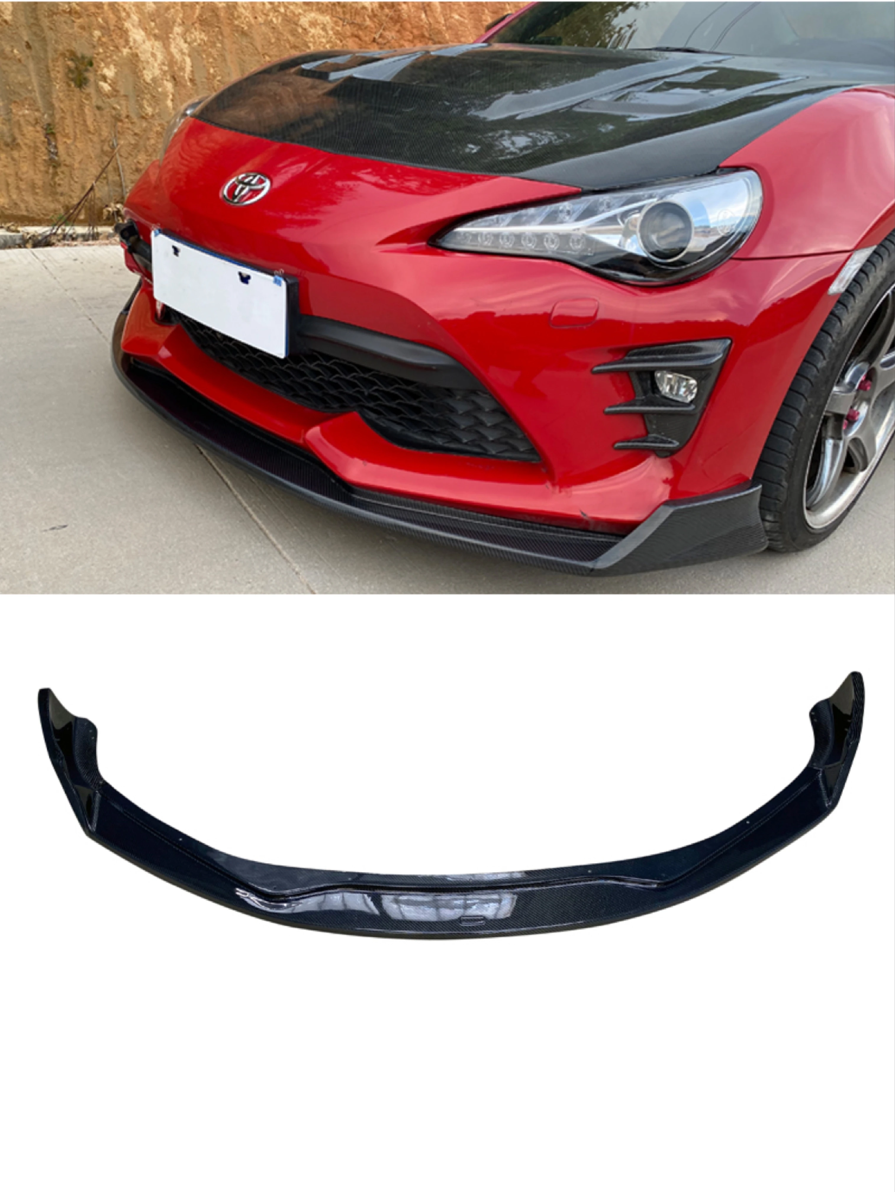 Real Carbon Fiber Front Lip Spoiler Bumper Cover For Toyota 86 Gt86 Gt 17 18 19 Body Kits Aliexpress Real Carbon Fiber Front Lip Spoiler Bumper Cover For Toyota 86 Gt86 Gt 17 18 19 Body Kits Aliexpress