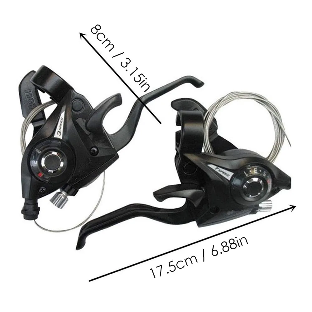 Bike Shifters EF51-7 /EF51-8 Mountain Bike Brake Lever Shifter Set Aluminum Alloy 3x7/3x8 Speed